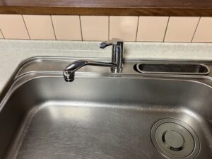 三重キッチン取付け隊　ワンホールシングル水栓の取替　施工後　